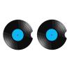 Car Cup Holder Coasters, Vinyl Record Car Coasters for Cup Holder Drinks, 2 Pack Ceramic Cute Auto Interior Accessories for Women Men view 4