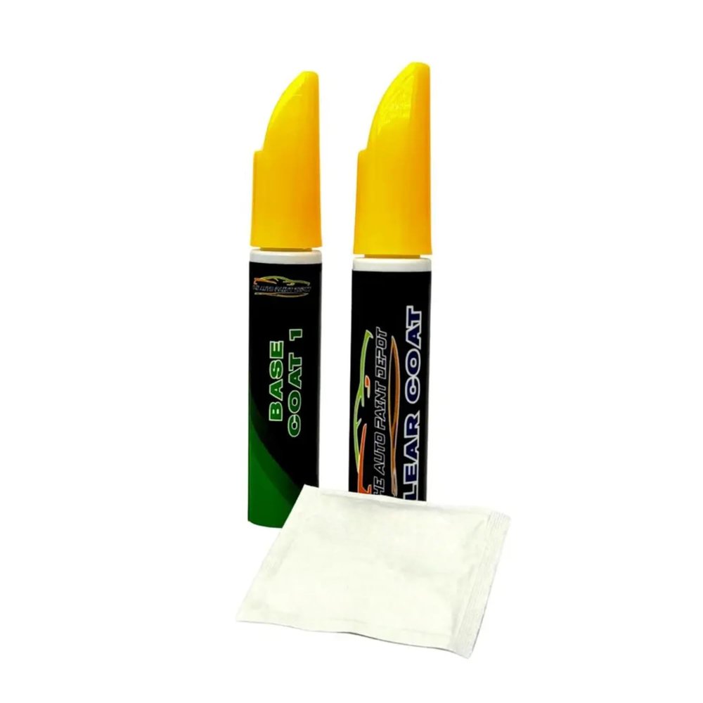 Auto Paint Depot Touch Up Paint for Aston Martin All Models (All Years) - Morning Frost White Pearl Tricoat-1362 - Base Coat (Pen) with Clear
