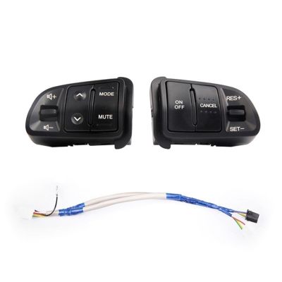 Car Multi-Function Steering Wheel Control Switch Steering Wheel Button/Fit for KIA Sportage Steering Wheel Audio Channel and Constant Speed Cruise Control Button