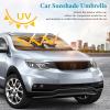 Elephant and Baby Elephant Car Windshield Sun Shade Umbrella Foldable Car Umbrella Sunshade for Front Window Auto Cover Sun Block Universal Car Keeps Vehicle Cool for Most Vehicle view 3