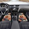 TOADDMOS Floral Dahlia Blossom Car Floor Mats Carpet Boho Style Floor Mats for Cars 4-Pcs Full Set Front & Rear Liners Carpet Floor Mats for Cars Sedans SUV Truck for Women Gifts,4 Piece Set view 3