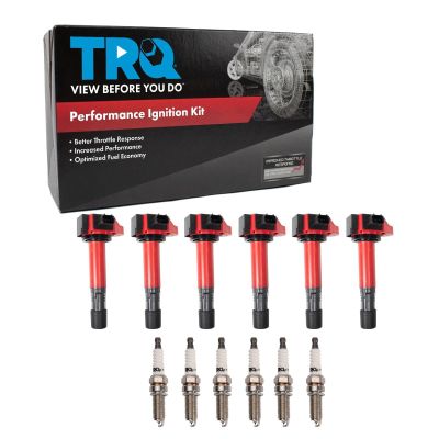 TRQ Performance Ignition Coil and Spark Plug Kit 12 Piece Coil on Plug