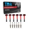 TRQ Performance Ignition Coil and Spark Plug Kit 12 Piece Coil on Plug view 1