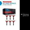 TRQ Performance Ignition Coil Set 6 Piece view 2