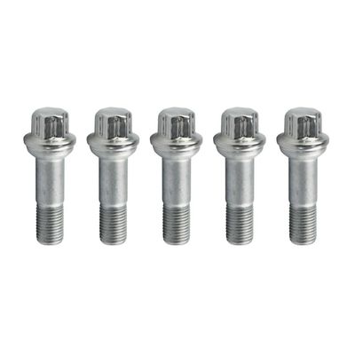 TYMMC 5pcs Stainless Steel Wheel Lug Bolt 2 5/8" for Benz4 W166 X204 W221 C216 ZZ0345