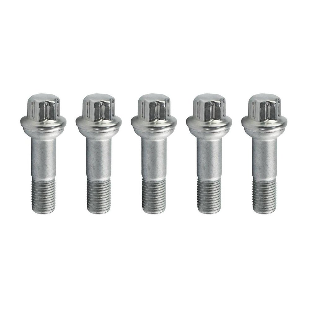 TYMMC 5pcs Stainless Steel Wheel Lug Bolt 2 5/8" for Benz4 W166 X204 W221 C216 ZZ0345