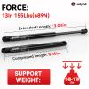 4129-W 13Inch 155Lbs Gas Struts for Leer/A.R.E/Snugtop Truck Cap Rear Window, 13" Gas Shocks Replacement for Pickup Canopy Topper Camper Shell Back Side Winow/Door, 2 PCS by IAQWE view 2
