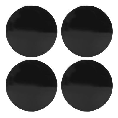 56mm 4PCS Car Wheel Center Hub Caps Black Compact Tyre Rim Hub Cap Cover Universal with Steel Ring and High Gloss, Sturdy and Stable ABS Material, Decorate Your Car