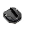 YURUNDIANZI Universal Scooter Motorcycle Bike Kickstand Extender Foot Side Stand Extension Pad Support Plate Anti-Skid Enlarged Base(Black) view 1