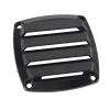 Boat Louvered Flush Plastic Thru Vent Easy Installation Optimal Airflow RV Marine (Black) view 2