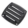Boat Louvered Flush Plastic Thru Vent Easy Installation Optimal Airflow RV Marine (Black) view 3