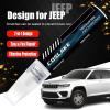 COSLAKE Car Touch Up Paint(Baltic Gray Metallic(PAS/WAS)) for Jeep, Car Paint Scratch Repair Kit, Quick & Easy Solution to Repair, 2 in 1 Scratch Remover Pen with Color-Matched view 2