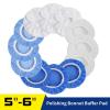 Polishing Bonnet Buffer Pad Microfiber Bonnet Car Polisher Pad Woollen Waxing Pad for Car Paint Care 5-6 Inch for Orbital Sander view 2