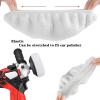 Polishing Bonnet Buffer Pad Microfiber Bonnet Car Polisher Pad Woollen Waxing Pad for Car Paint Care 5-6 Inch for Orbital Sander view 3