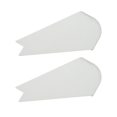 Zohisin 2pcs rv Slide Out Corner Cover Colorfast Decorative Resistant rv Slide Out Corner Cover Trim for Trailers White (White)