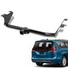 Class 3 III Black 2" Receiver Tube Rear Bumper Trailer Tow Hitch Towing Mount Compatible with 2017-2026 Chrysler Pacifica / 2020-2026 Voyager / 2024-2026 Grand Caravan view 2