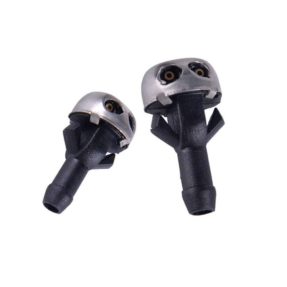 Easy Installation Windshield Washer Nozzles 2pcs for Mercedes-Benz R107 W114 W115 Perfect Fit for Front Windshield