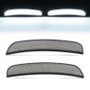 HECASA LED Side Marker Lights Compatible with 2015-2023 Chrysler 300 Replacement for CH2551136 CH2550136 Bumper Signal Parking Lamps Left & Right 2Pcs Smoke Lens Front White LED view 2