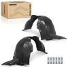 A-Premium Pair Front Inner Fenders Liner Splash Shield Set with Clips view 1