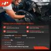 A-Premium Pair Front Inner Fenders Liner Splash Shield Set with Clips view 2