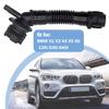 Panwarmoll 11127584128 Crankcase Vent Hose Fit for BMW 135i 335i 535i 640i X1 X3 X4 X5 X6 2011 2012 2013 2014 2015 2016 2017 N55 Crankcase Vent Hose PCV view 2