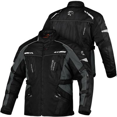 J.A.G. JAG Touring Motorcycle Armor Jacket for Men, Dual Sports Water Resistant Adventure Riding Jacket with Cordura Fabric & CE Armor Impact Protection