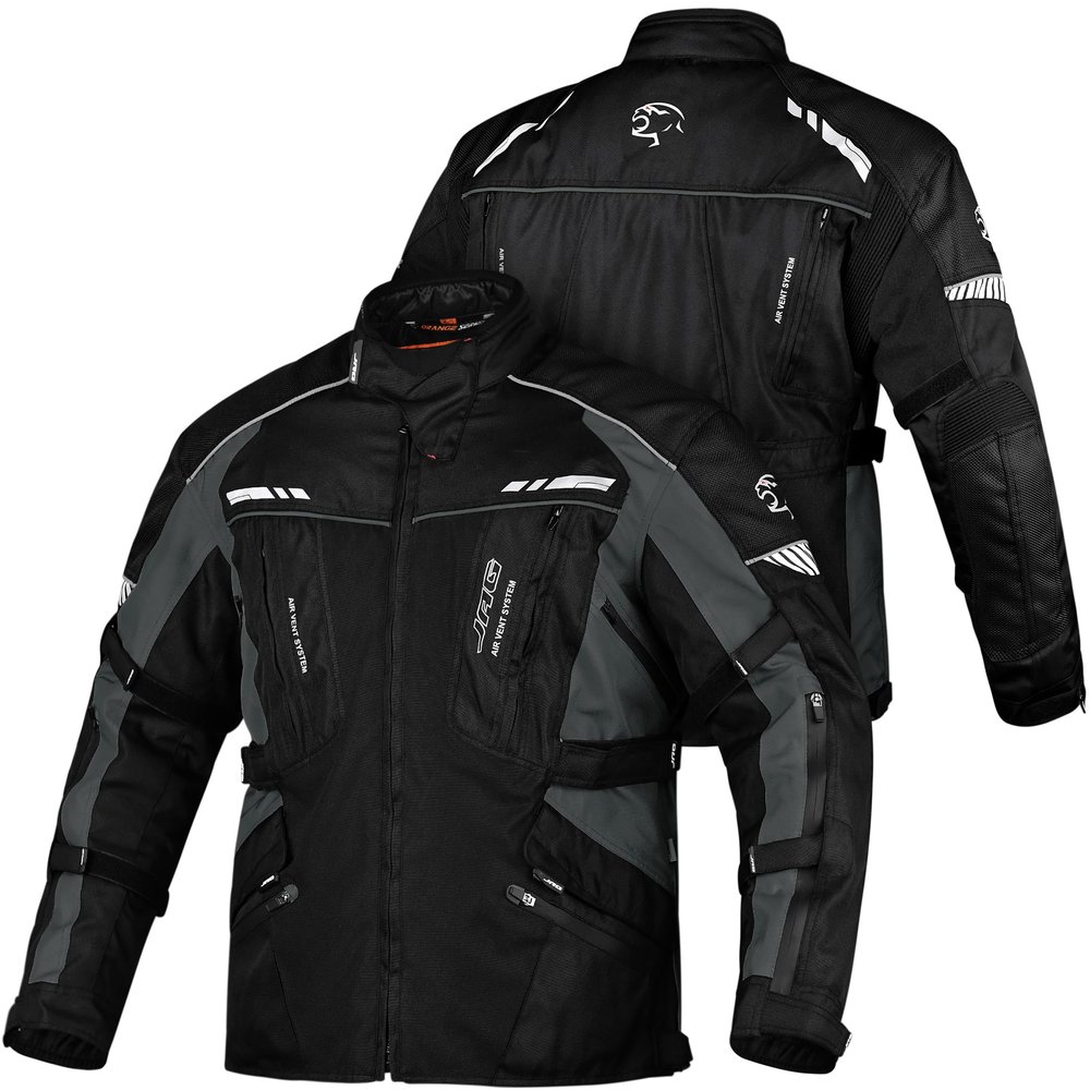 J.A.G. JAG Touring Motorcycle Armor Jacket for Men, Dual Sports Water Resistant Adventure Riding Jacket with Cordura Fabric & CE Armor Impact Protection