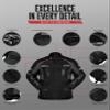 J.A.G. JAG Touring Motorcycle Armor Jacket for Men, Dual Sports Water Resistant Adventure Riding Jacket with Cordura Fabric & CE Armor Impact Protection view 3