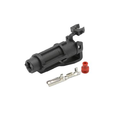 YHGBVRD 1Pin MG640280-5 SWP Series Male Female Housing Black Waterproof Automotive Connector Additional Terminal/Seal(Female Set)