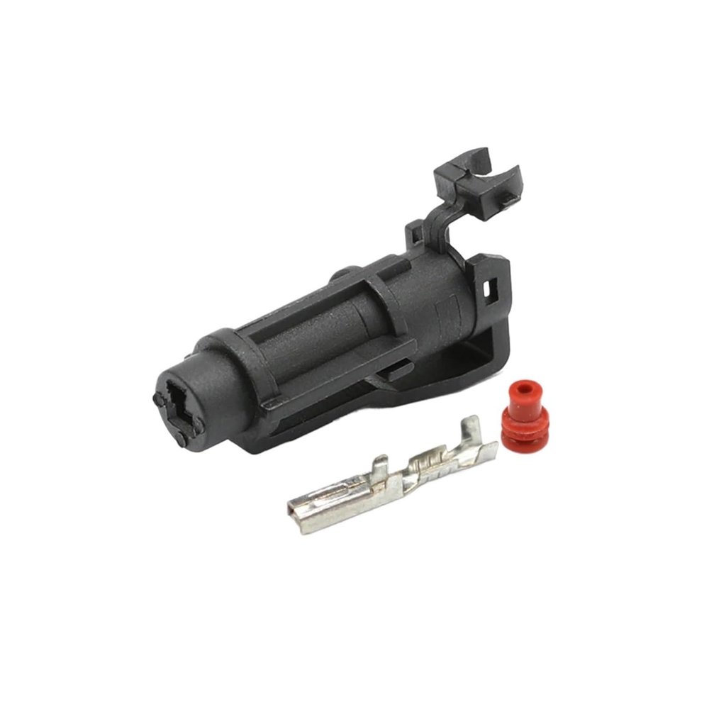 YHGBVRD 1Pin MG640280-5 SWP Series Male Female Housing Black Waterproof Automotive Connector Additional Terminal/Seal(Female Set)