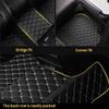 Customize All-Weather Protection Luxury Leather Floor Mats for Cars, SUVs, and Trucks According to Automotive Model (Orange) view 4