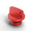 NICECNC Oil Filler Plug Cap M20 Red Compatible with Honda CBR600RR 2013-2016,CNC-machined,Billet 6061 Aluminum,See Fitment view 1