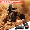 3500lbs ATV/UTV Electric Winch 12V DC with Wireless Remote, Synthetic Rope Electric Winch, Waterproof Winch with Mounting Plate,with Fairlead&Hook for Trucks, Jeeps, ATV, UTV, and Trailers view 4