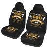 with God All Things are Possible Car Seat Covers Seats 2 Piece Universal Fit Automotive Funny Cute Front Seat Covers for Women Men Easy to Install for Car Auto Trucks SUV view 1