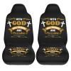 with God All Things are Possible Car Seat Covers Seats 2 Piece Universal Fit Automotive Funny Cute Front Seat Covers for Women Men Easy to Install for Car Auto Trucks SUV view 2