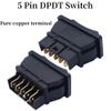 2Pcs Car Power Window Rocker Switch 12V 20 Amp Automotive Glass Lifting Control Power Window Button, 5 Pin DPDT Momentary Rocker Switch 3 Position (ON)-Off-(ON) RV Up Down Arrow Toggle Switch (Green) view 3