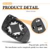 Driver Left Side Heated Mirror Glass Replacement for VW Jetta Rabbit Passat GTI E0s R32, Side Mirror Glass With Rear Holder view 3