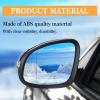 Driver Left Side Heated Mirror Glass Replacement for VW Jetta Rabbit Passat GTI E0s R32, Side Mirror Glass With Rear Holder view 4
