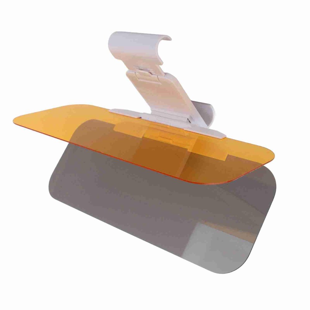 Car Transparent Anti Glare Glass Sun Visor Extender 2 in 1 Car Transparent Anti Glare Glass Car Sun Visor Extender for Day Night Driving