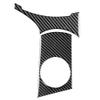 CNxinn10 Auto Carbon Fiber Water Cup Holder Panel Cover Trim 2Pcs Interior Decoration Replacement for BMW X3 E83 2004-2010, Black, Left-Hand Drive view 3