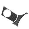 CNxinn10 Auto Carbon Fiber Water Cup Holder Panel Cover Trim 2Pcs Interior Decoration Replacement for BMW X3 E83 2004-2010, Black, Left-Hand Drive view 4
