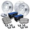 R1 Concepts Front and Rear Brake Kit Fits 2017-2019 Volvo S90 view 1