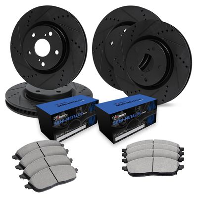 R1 Concepts Front and Rear Brake Kit Fits 2016-2020 Cadillac CT6