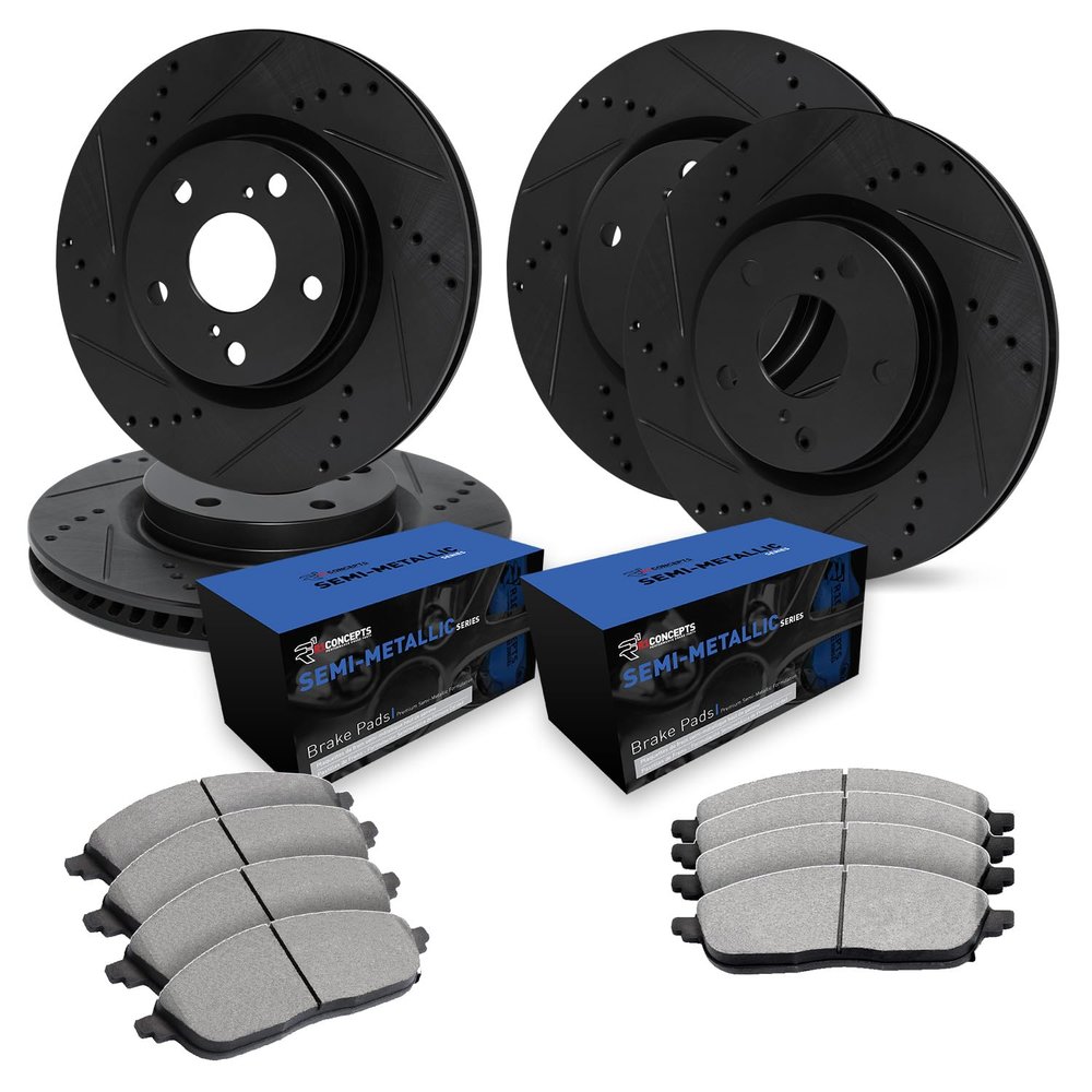 R1 Concepts Front and Rear Brake Kit Fits 2016-2020 Cadillac CT6