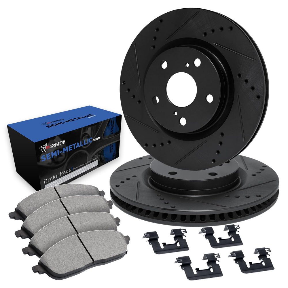 R1 Concepts Front Brake Kit Fits 2013-2017 Buick Encore, Chevrolet Trax
