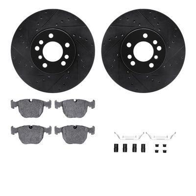 R1 Concepts Front Brake Kit Fits 2000-2006 BMW X5