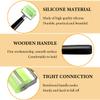 Wevdn 1 PCS Sound Deadening Car Seam Roller, Silicone Car Sound Deadening Application Wheel Roller, Seam Roller Equipped Smooth Handle for Heat Insulation Mat Wallpaper Application (Large Green-1PCS) view 3