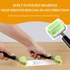 Wevdn 1 PCS Sound Deadening Car Seam Roller, Silicone Car Sound Deadening Application Wheel Roller, Seam Roller Equipped Smooth Handle for Heat Insulation Mat Wallpaper Application (Large Green-1PCS) view 4