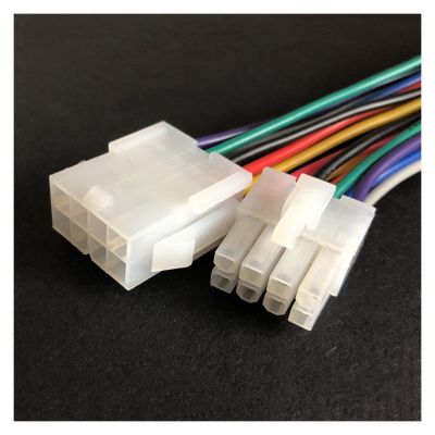 LGSETU 5557/5559 Electric Motorcycle Controller Plug 6/8 / 16 Pin Automobile Computer Harness Connector 4.2mm Male and Female Socke(8p Strip line,1sets)