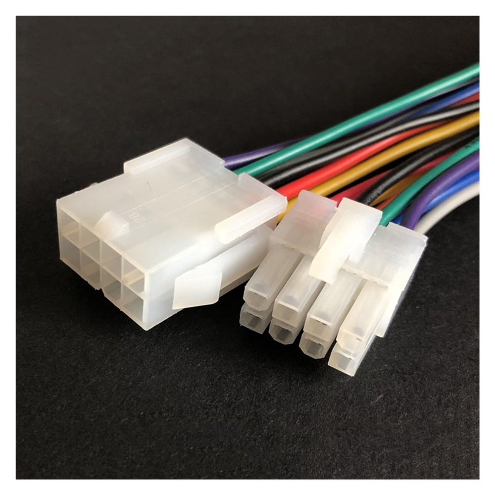 LGSETU 5557/5559 Electric Motorcycle Controller Plug 6/8 / 16 Pin Automobile Computer Harness Connector 4.2mm Male and Female Socke(8p Strip line,1sets)